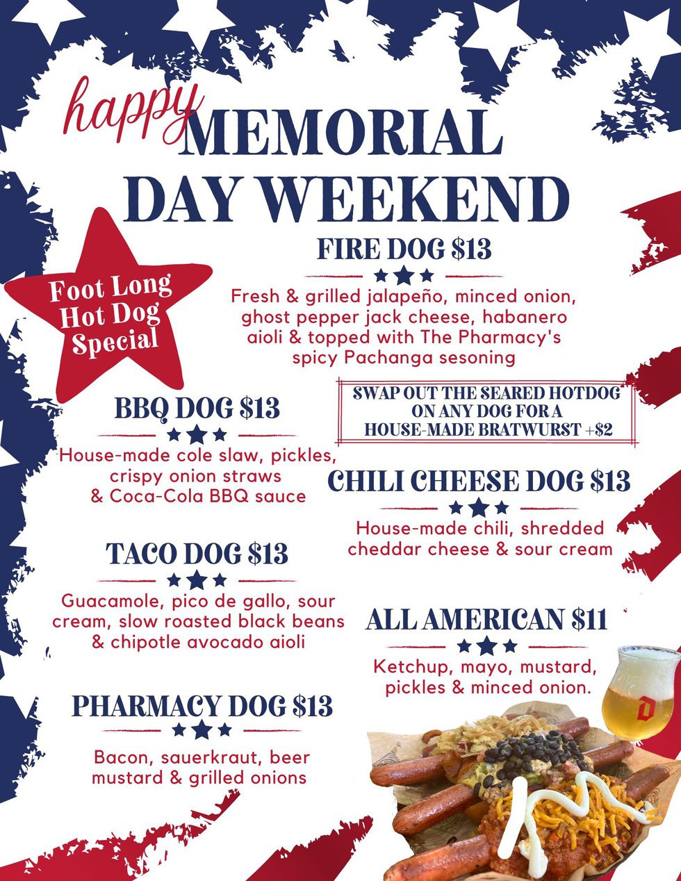 Memorial Day Special at Pharmacy Burger Nashville Lifestyles